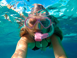 Snorkel em Bombinhas com Vanuza da Patadacobra