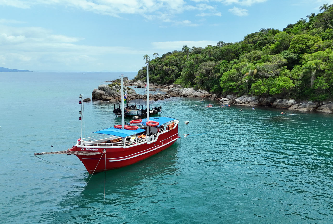Passeio de barco em Bombinhas
